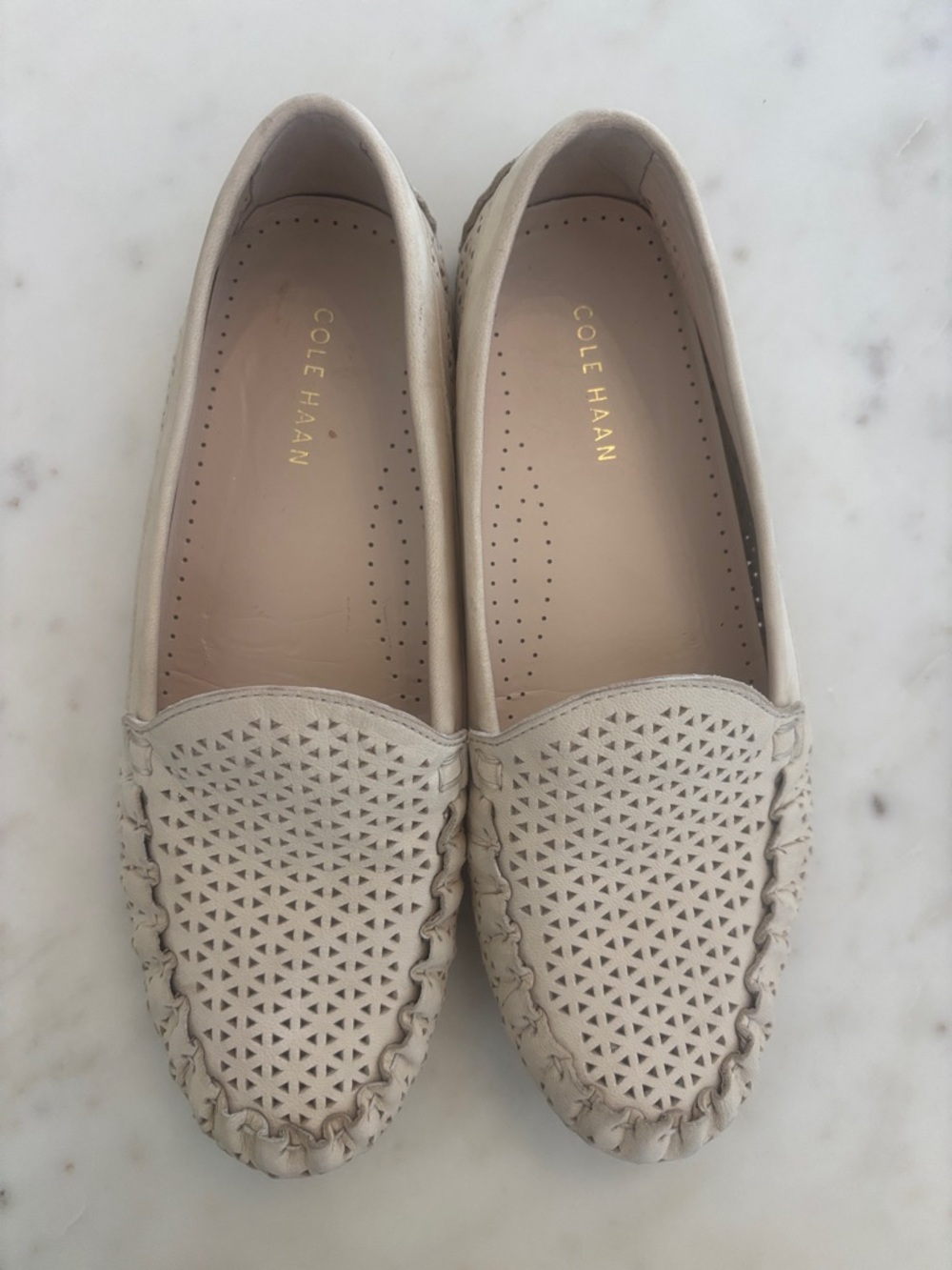Cole Haan Evelyn Driver leather Loafer Size 6.5
